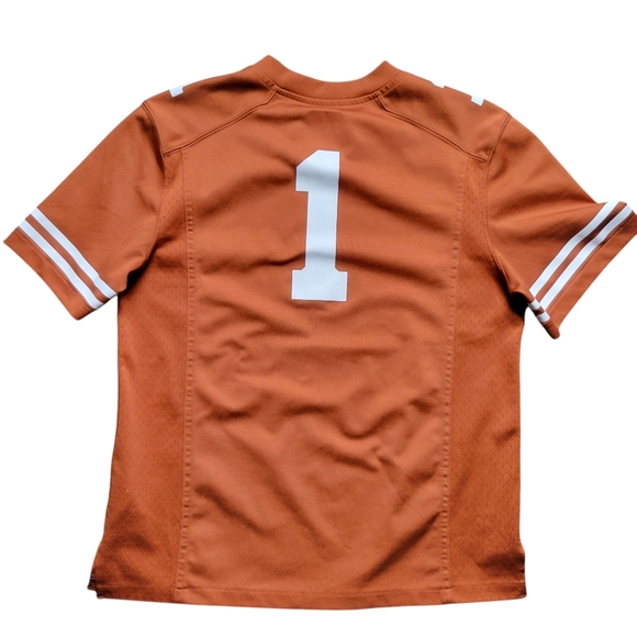 Nike TEAM Texas Longhorns Replica Football Jersey, Boy's Size M - Picture 3 of 9